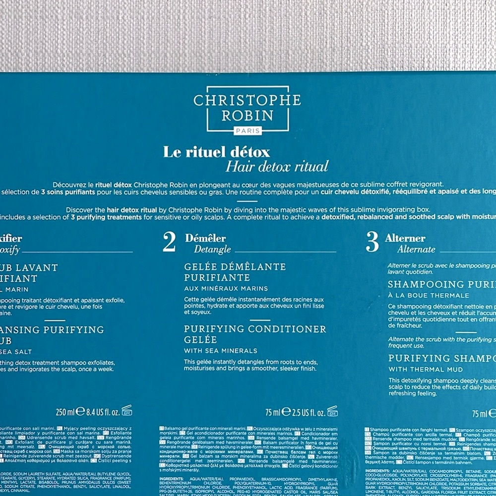 Christophe Robin Hair Detox Ritual set - Picture 10 of 12